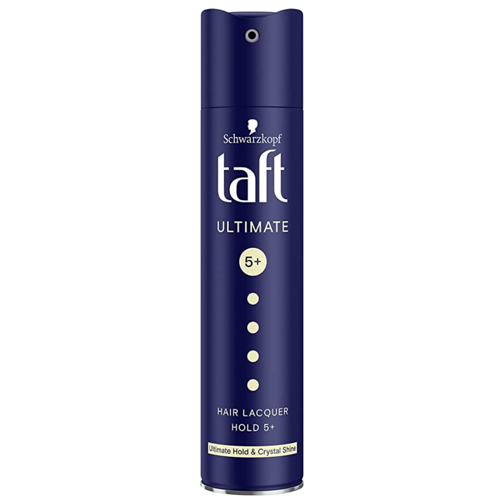 Schwarzkopf Taft Ultimate Hold & Crystals Shine Hair Lacquer Hold No.5+Hair Spray 250ml