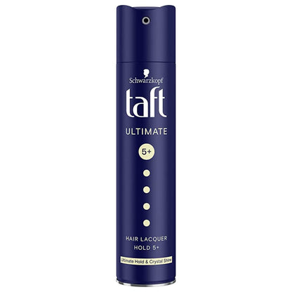 Schwarzkopf Taft Ultimate Hold & Crystals Shine Hair Lacquer Hold No.5+Hair Spray 250ml