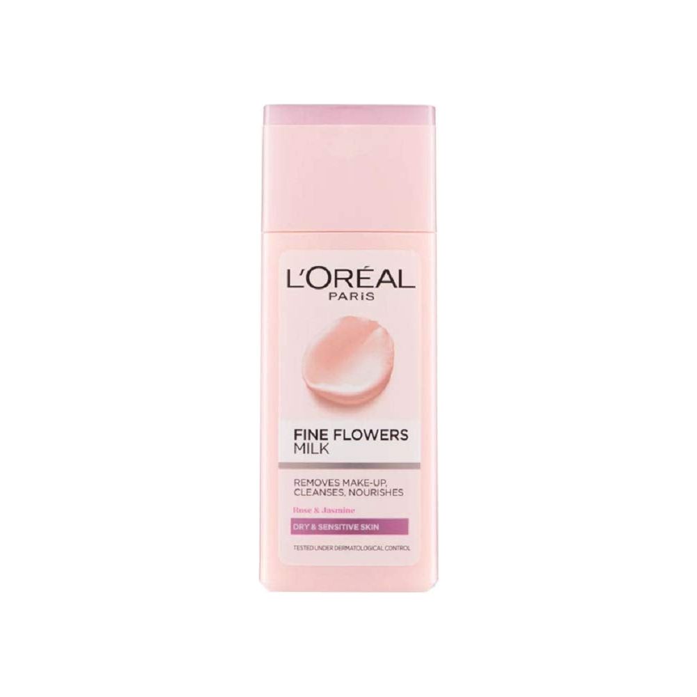 L'Oreal Paris Fine Flowers Rose & Jasmine Cleansing Milk 200ml,3600523728183,