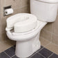 DMI 2 Inch Foam Padding White Leather Toilet Seat Cushion