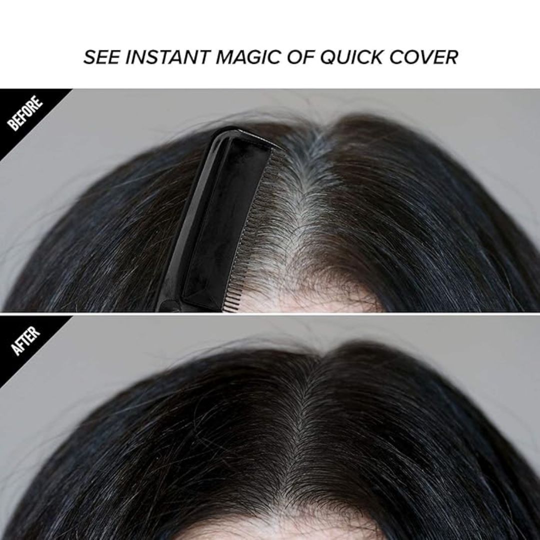 Red By Kiss Quick Cover CGCO1 Black Root Touch-Up Comb 8g,731509523508
