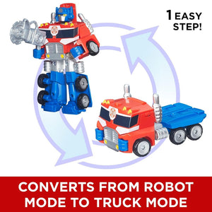 Hasbro Transformers A2767 Rescue Bots Energize Optimus Prime Action Figure For Kids 3-7 Years