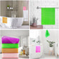 4 Pieces African Net Sponge African Net Long Net Bath Sponge Exfoliating Shower Body Scrubber Back Scrubber Skin Smoother,Great For Daily Use (Purple, Orange, Green, Pink),