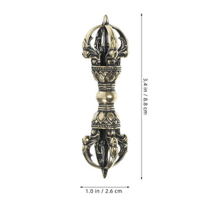Homoyoyo Golden Brass Buddhism Vajra For Home Decor