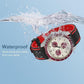 Swatch Omega Speedmaster Moonswatch 20mm Black & Red Silicone Band