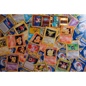 Pokemon Card Bundle 50 Cards Plus 1 Ultra Rare Legendary Card with LCC Deck Storage Box