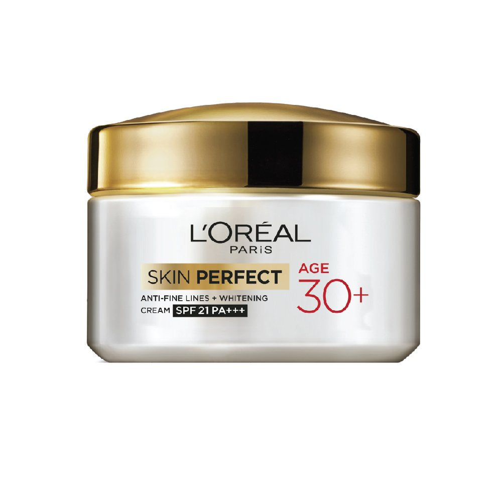 L'Oreal Paris Skin Perfect Age 30+ SPF 21 PA+++ Anti-Fine Lines + Whitening Cream 50g,8901526104680,