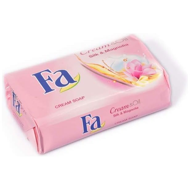 FA Cream & Oil Silk & Magnolia Bar Soap 175g,6281031245460,