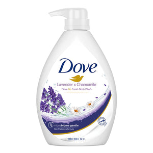 Dove Go Fresh Lavender & Chamomile Body Wash 1000ml,8886467020384
