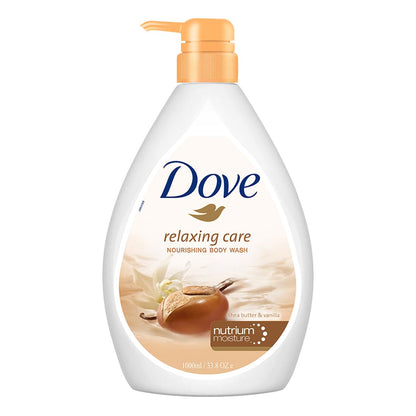 Dove Relaxing Care Shea Butter & Vanilla Nourishing Body Wash 1000ml