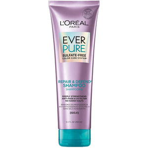 L'Oreal Paris Ever Pure Sulfate-Free Goji Repair & Defend Shampoo 250ml,071249341360,