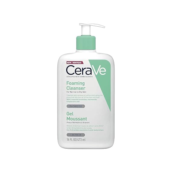 CeraVe Foaming Facial Cleanser For Normal/Oily Skin,3337875597357