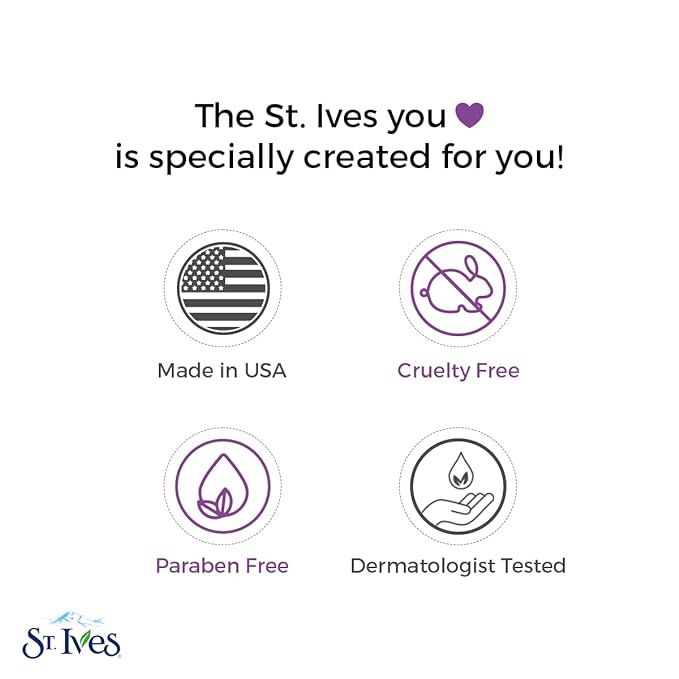 St. Ives Revitalizing Acai, Blueberry & Chia Seed Oil Body Wash 400ml,077043000236,
