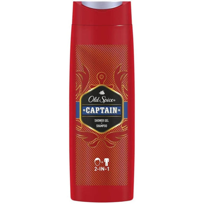 Old Spice Captain 2-In-1 Shower Gel & Shampoo 250ml,8001090965431,