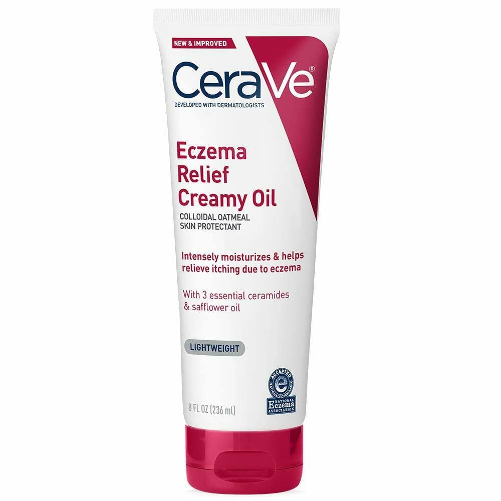 CeraVe Eczema Relief Lightweight Creamy Oil 236ml,3606000559516