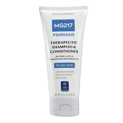 MG217 Psoriasis 3% Salicylic Acid Therapeutic Shampoo & Conditioner 240ml