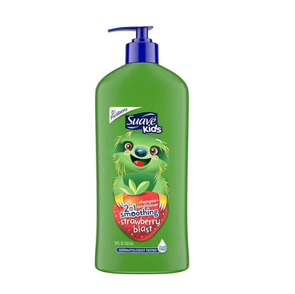 Suave Kids Smoothing Strawberry Blast 2-In-1 Shampoo + Conditioner 532ml