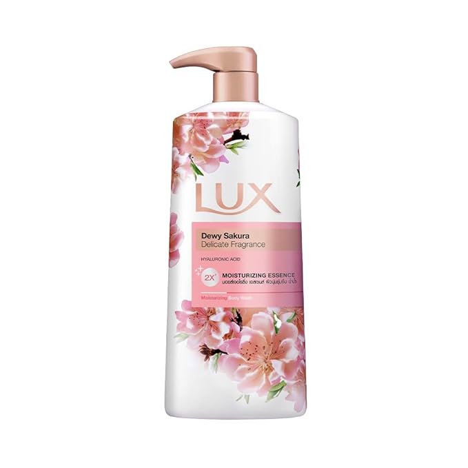 Lux Dewy Sakura Delicate Fragrance Moisturizing Body Wash 500ml,8851932368582