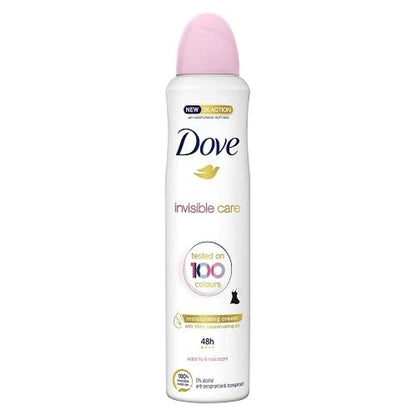 Dove Invisible Care Water Lily & Rose Antiperspirant Spray 250ml