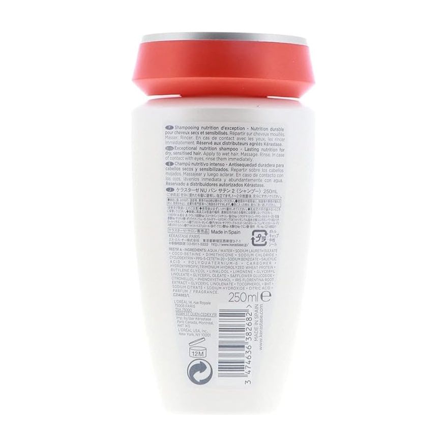 Kerastase Nutritive Bain Satin 2 Irisome Shampoo 250ml,3474636382682