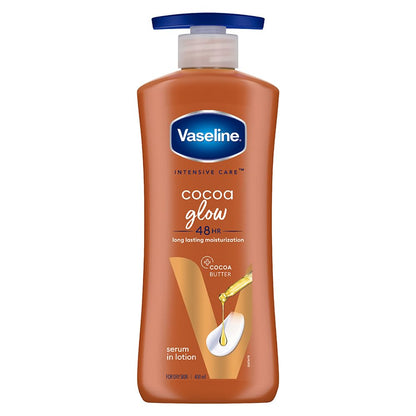Vaseline Intensive Care Cocoa Glow Cocoa Butter Lotion 400ml,6001087357067