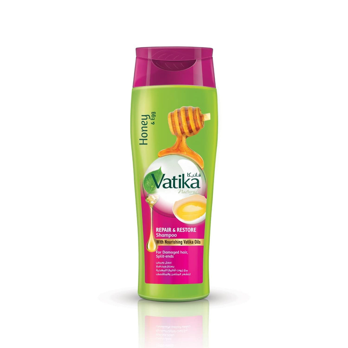 Vatika Honey & Egg Repair & Restore Shampoo & Conditioner 400ml,6291069208238