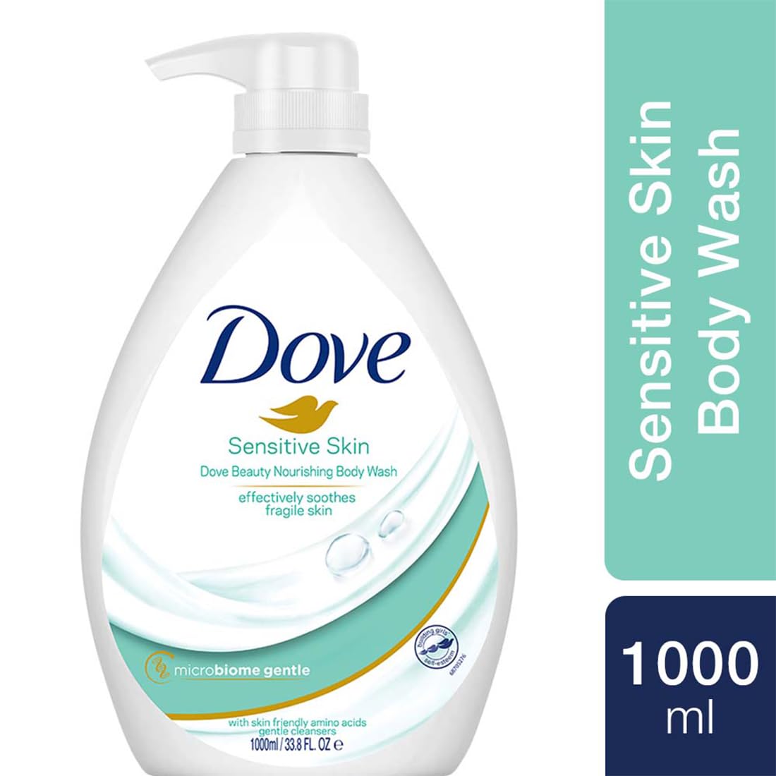Dove Sensitive Skin Beauty Nourishing Body Wash 1000ml,8886467020315,