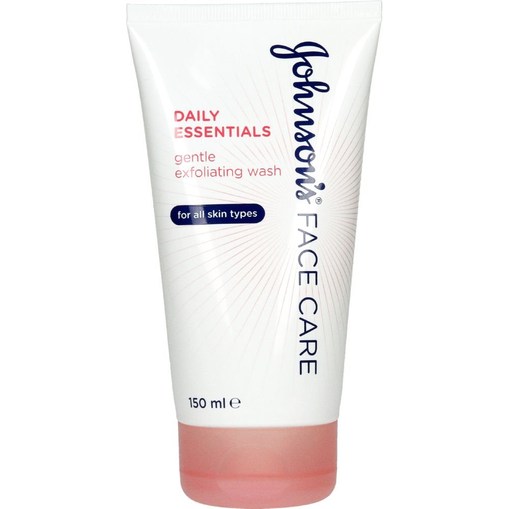 Johnson's Face Care Daily Essentials Gentle Exfoliating Wash For All Skin Types 150ml,3574660583168,