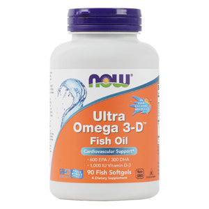 Now Foods Ultra Omega 3-D Fish Oil 90 Softgels