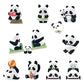52TOYS Panda Roll Series, 1 Pc Candybox, Random Flocked Panda Figurine, Cute Collectible Gift for Boys & Girls