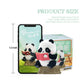 52TOYS Panda Roll Series, 1 Pc Candybox, Random Flocked Panda Figurine, Cute Collectible Gift for Boys & Girls