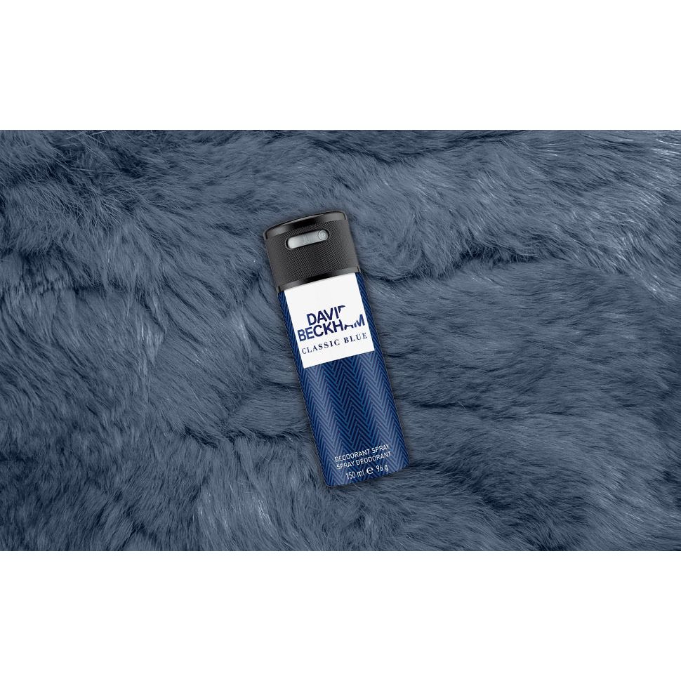David Beckham Classic Blue Deodorant Spray For Him 150ml,3607349937942