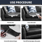 ONine Black Leather Repair Tape (3 Inch x 60 Inch)