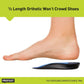 Profoot Immediate Heel Pain Relief Plantar Fasciitis Insoles 1 Pair (Men's 8-13)