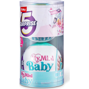 Zuru 5 Surprise My Mini Baby Series 1 Mystery Toy Pack of 2 Collectible Baby Playset and Accessories