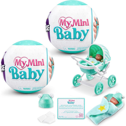 Zuru 5 Surprise My Mini Baby Series 1 Mystery Toy Pack of 2 Collectible Baby Playset and Accessories