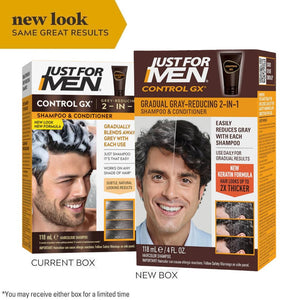 Just For Men Control GX Grey-Reducing 2-In-1 Shampoo + Conditioner 118ml