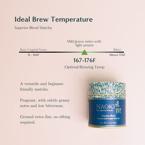 Naoki Superior Blend Ceremonial Grade Fine Japanese Matcha Powder 40g