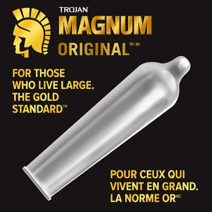 Trojan Magnum Large Size Lubricated Latex Condoms 36 Count