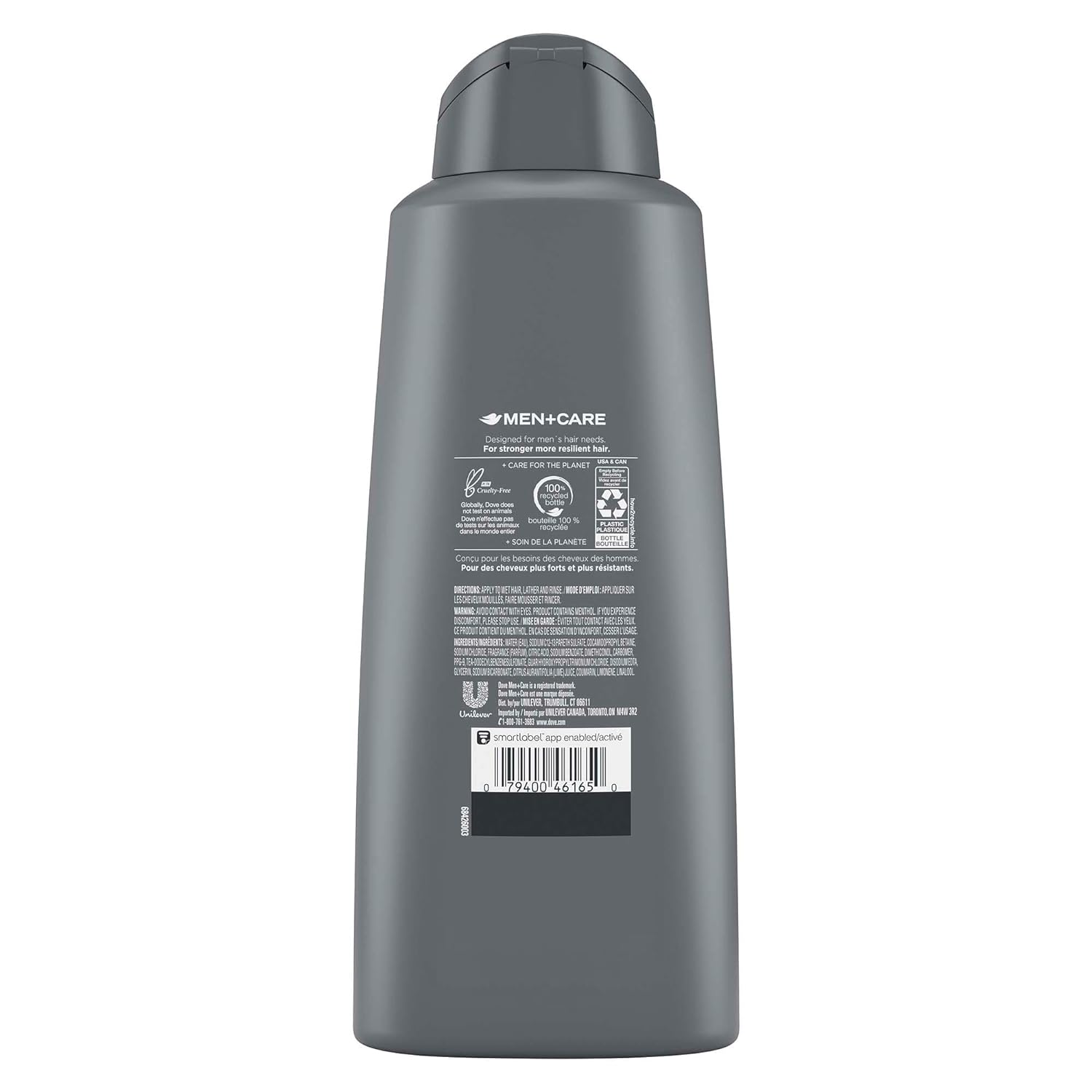 Dove Men +Care Sport Care Active + Fresh 3-In-1 Shampoo, Conditioner & Body Wash 603ml,079400461650,