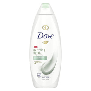 Dove Purifying Detox Green Clay Nourishing Body Wash 650ml,011111017221,