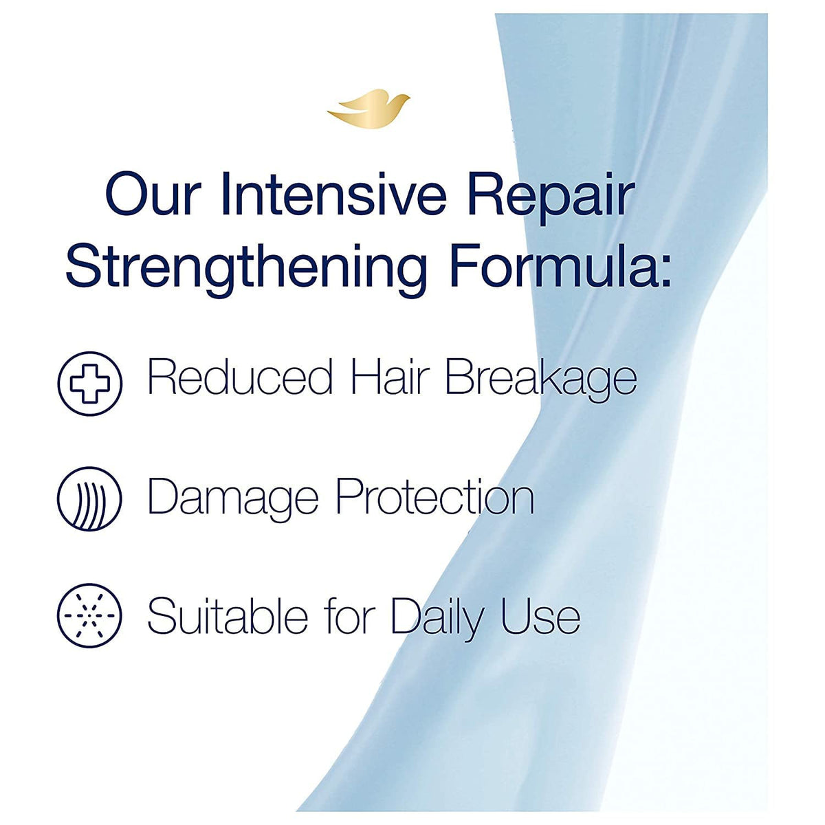 Dove Intensive Repair Shampoo For Damaged Hair 603ml,079400405579,