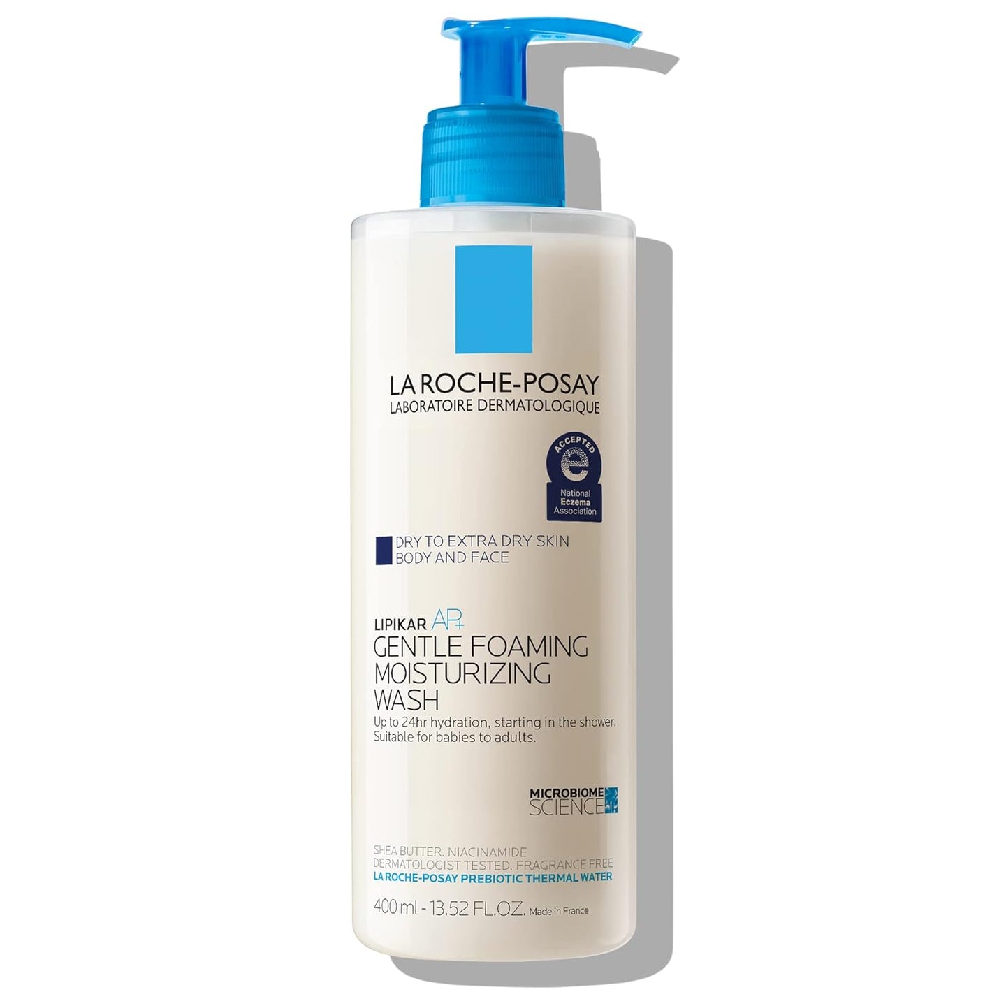 La Roche-Posay Lipikar AP+ Gentle Foaming Moisturizing Wash 400ml,3337875751032