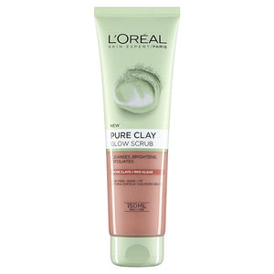 L'Oreal Paris Skin Expert Pure Clay Red Algae Glow Scrub 150ml,3600523430925,
