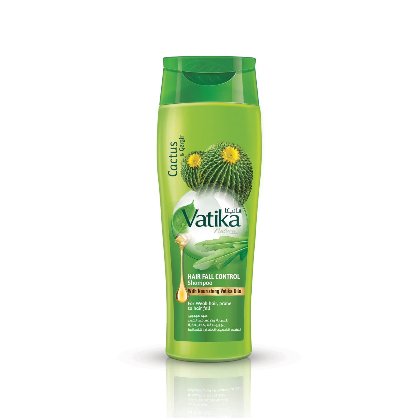 Vatika Cactus & Gergir Hair Fall Control Shampoo & Conditioner 400ml,6291069208252