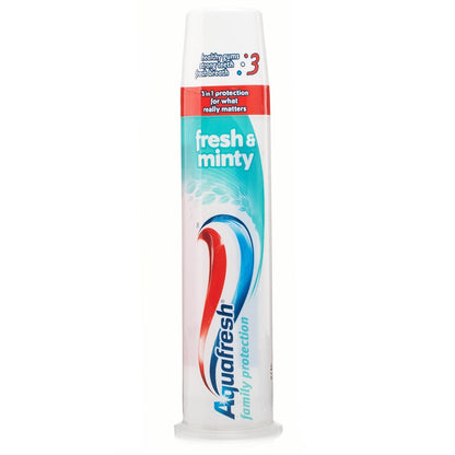 Aquafresh Family Protection 3-In-1 Fresh & Minty Toothpaste 100ml