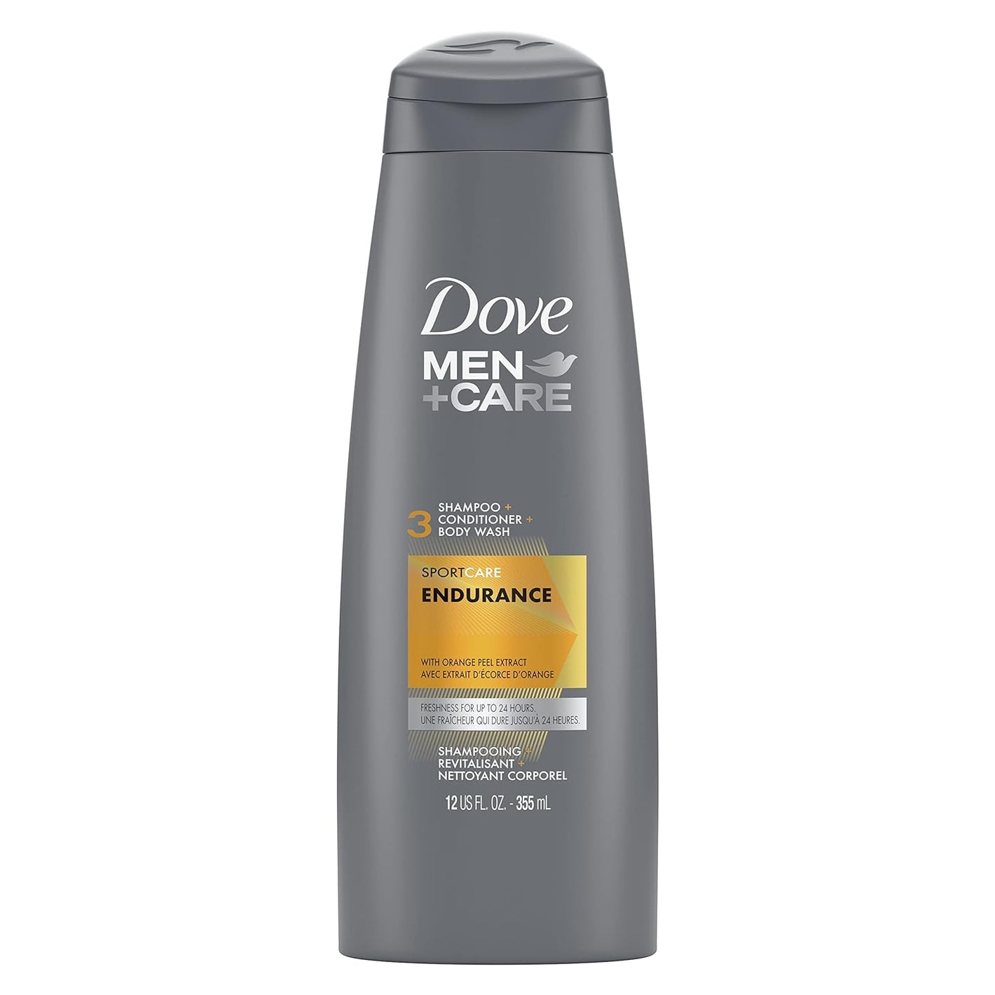 Dove Men +Care Sport Care Endurance 3-In-1 Shampoo, Conditioner & Body Wash 355ml,079400472250,