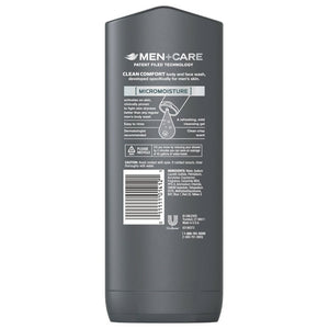 Dove Men +Care Hydrating Clean Comfort Body + Face Wash 400ml,8717644683149,
