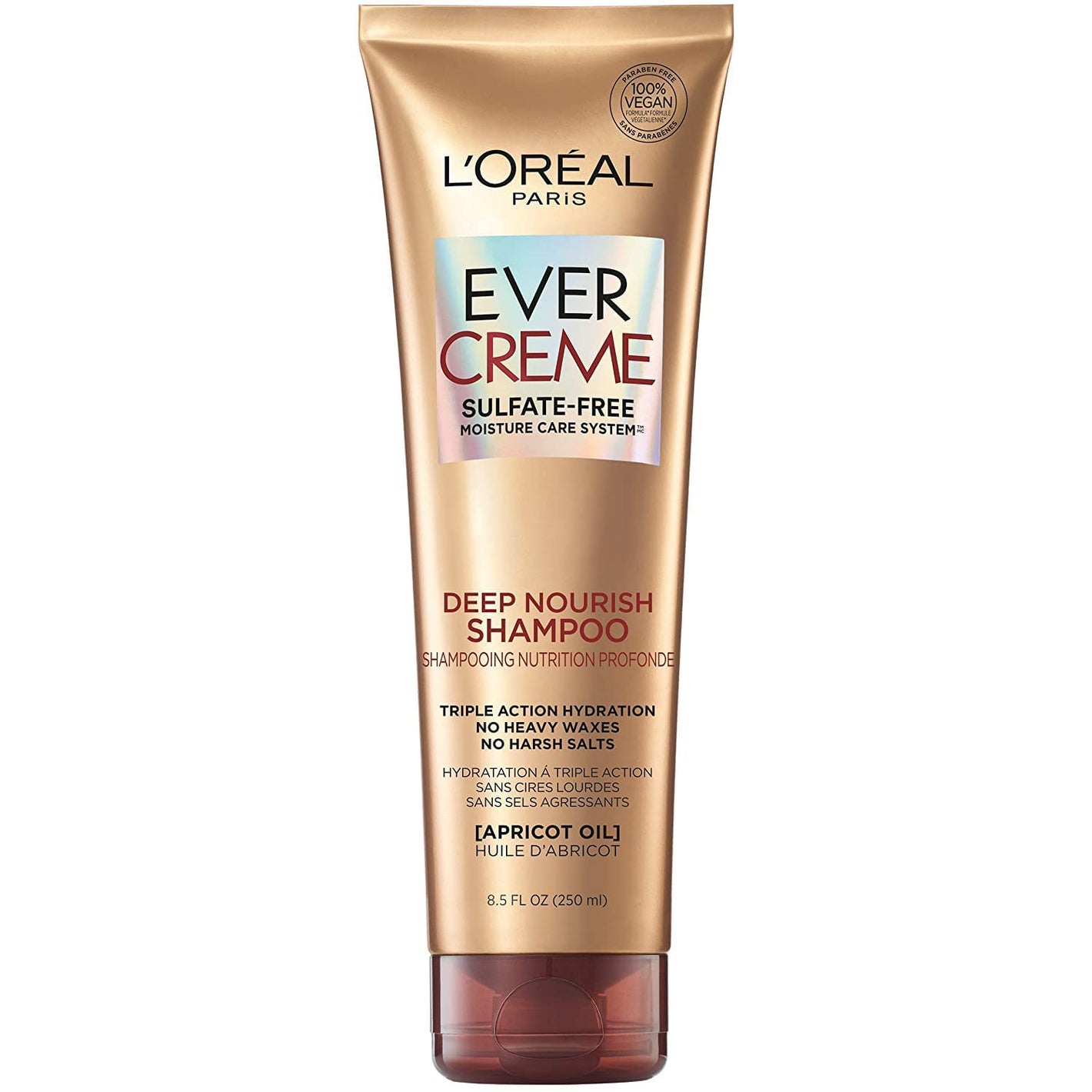 L'Oreal Paris Ever Creme Sulfate-Free Apricot Oil Deep Nourish Shampoo 250ml