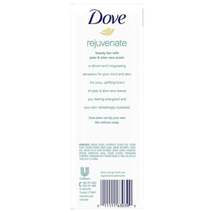 Dove Beauty Bar Go Fresh Rejuvenate Pear & Aloe Vera Soap (Pack Of 6) 106g Each